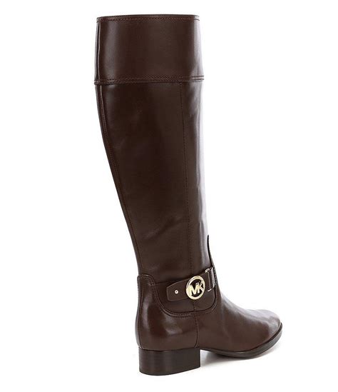 michael kors harland riding boots wide calf|Michael Kors thigh high boots.